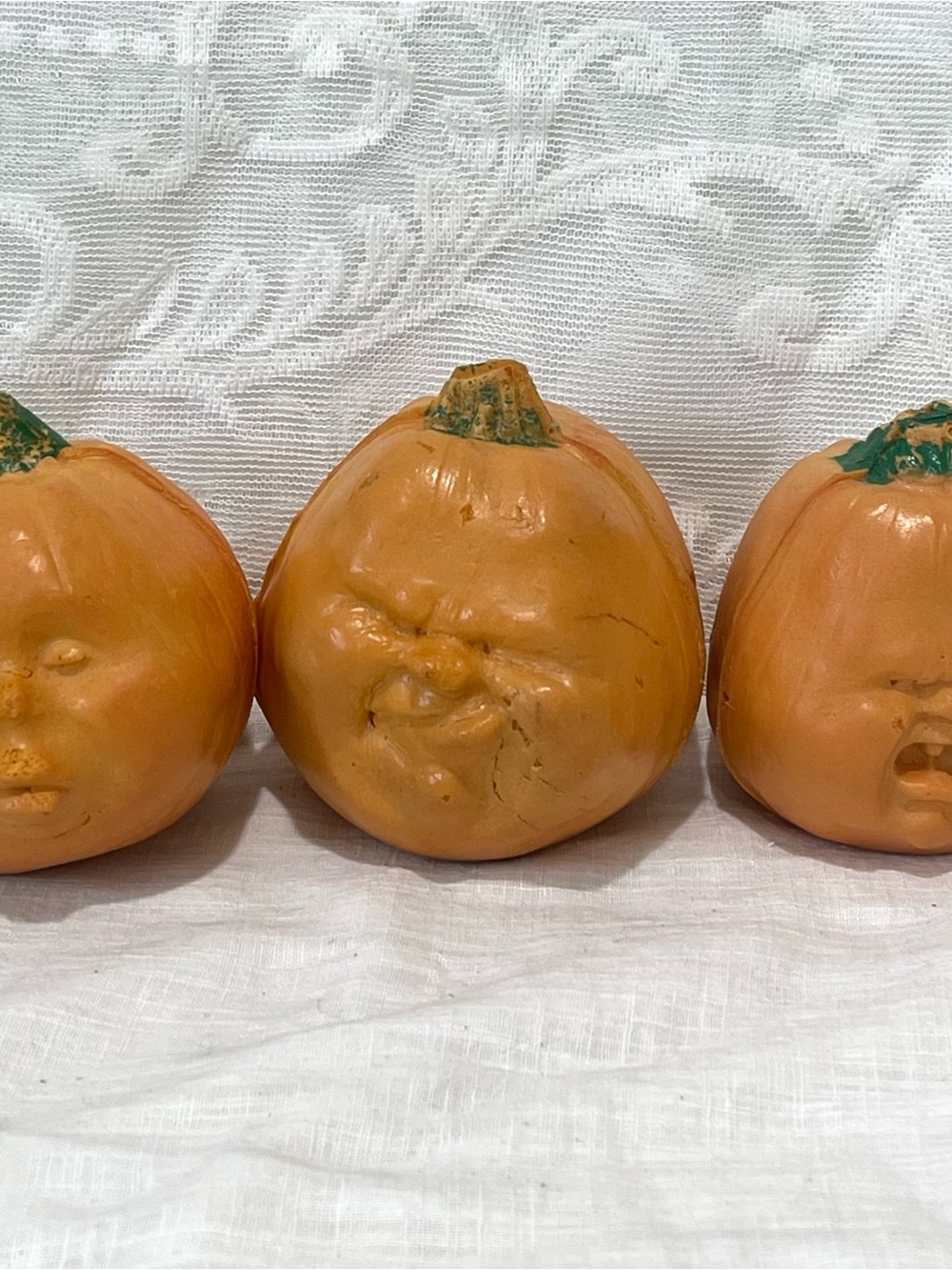 Todd Masters Baby Oh Lantern Foam Pumpkin Halloween Jack O Lantern Set Of 3 Mini